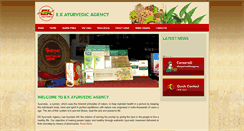 Desktop Screenshot of ekayurvedicagency.com